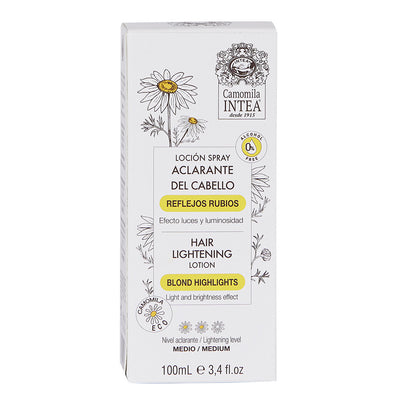 Loción aclarante del cabello Camomila Intea® REFLEJOS RUBIOS. Sin Alcohol.