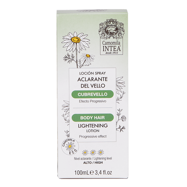 Locion aclarante del vello corporal y facial Camomila Intea® CUBREVELLO