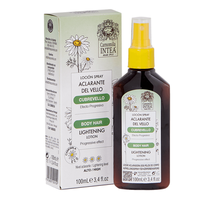 Locion aclarante del vello corporal y facial Camomila Intea® CUBREVELLO
