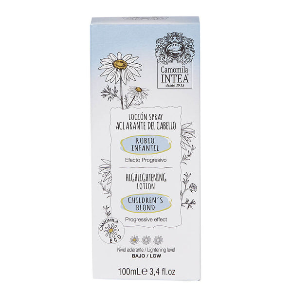 Loción aclarante del cabello para niños Camomila Intea® RUBIO INFANTIL. Suave