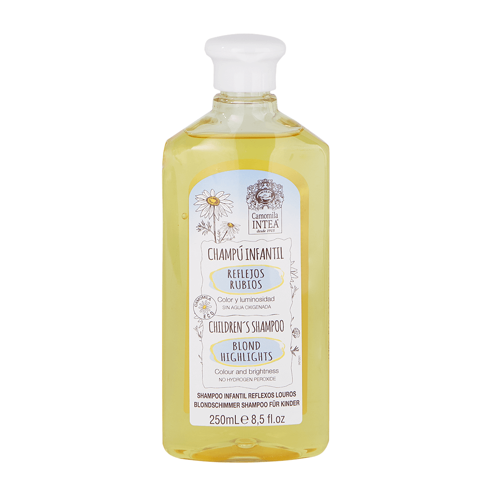 Champú para cabello rubio Camomila Intea® INFANTIL REFLEJOS RUBIOS. Suave