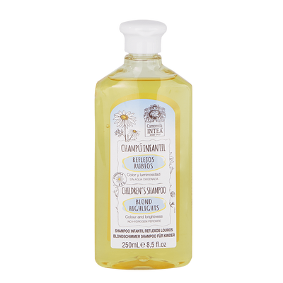 Champú para cabello rubio Camomila Intea® INFANTIL REFLEJOS RUBIOS. Suave