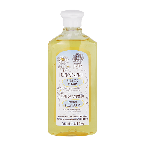 Champú para cabello rubio Camomila Intea® INFANTIL REFLEJOS RUBIOS. Suave