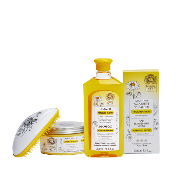 Tratamiento cabello castaño y/o rubio oscuro