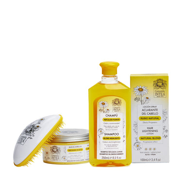 Tratamiento cabello castaño y/o rubio oscuro