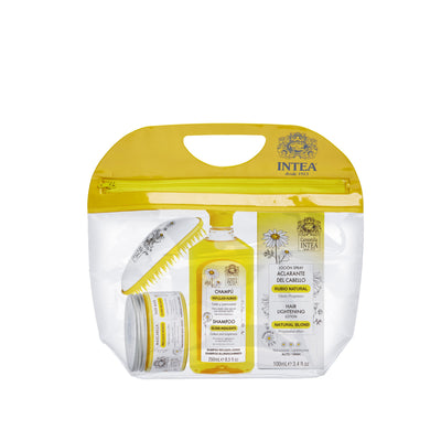Tratamiento cabello castaño y/o rubio oscuro con REGALO de cepillo desenredante y neceser de viaje