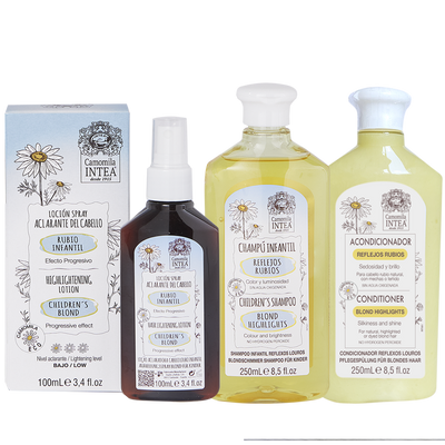 Tratamiento cabello castaño claro y rubio oscuro INFANTIL o adulto delicado