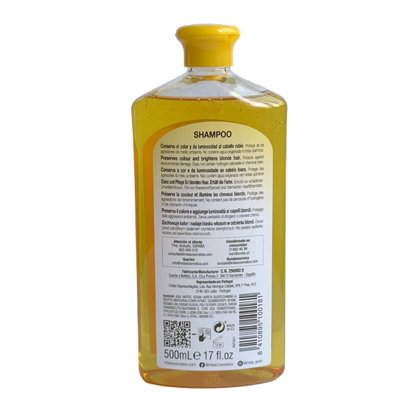 Champú para cabello rubio Camomila Intea® REFLEJOS RUBIOS. 500 ml