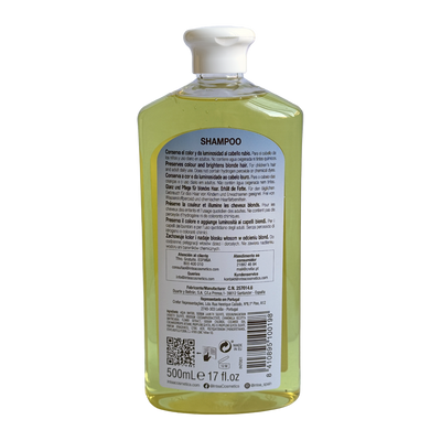 Champú para cabello rubio Camomila Intea® INFANTIL REFLEJOS RUBIOS. Suave. 500 ml